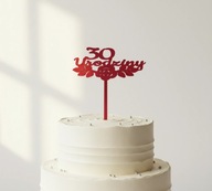 topper na tort dekoracja personalizacja WYBÓR KOLORÓW URODZINY!!!