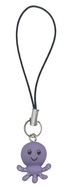 Breloczek do telefonu mini ośmiornica fioletowa ozdoba do piórnika plecaka