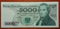 PRL 5000 zł 1982 CF 8367053 Stan unc