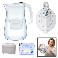 DZBANEK FILTRUJĄCY DO DOMU OSZCZĘDNOŚĆ WODY AQUAPHOR 4.2 L BIAŁY + WKŁAD