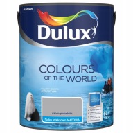 DULUX ŚWIATA FARBA LATEKSOWA ŚCIENNA Szara Poświata 5L