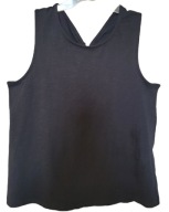 RESERVED bluzka NA LATO czarna bokserka top luźna 36 S