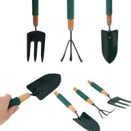 NARZĘDZIA OGRODDOWE ZESTAW RĘCZNE NARZĘDZIA ŁOPATKA GRABKI WIDEŁKI WYGODNE