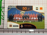 Karta telefoniczna Wisła Kraków Orange POP PRE PAID ZDRAPKA DRUŻYNY