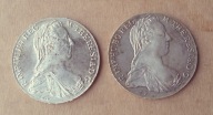 Talar Maria Teresa 1780 Srebro - 2 sztuki