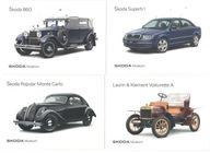 Pocztówki- samochód Skoda