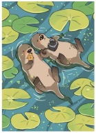 Plakat „Cute Animal World” – Urocze Plakaty do Pokoju Dziecka