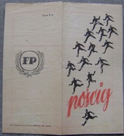 POŚCIG -film prod.USA -program kinowy -lata 40-te