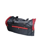 Torba podróżna 120 litr duża czarno-czerwony 80×43×35 cm