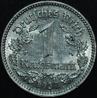 1 Marka 1937 A - Niemcy - III Rzesza - piękny egzemplarz
