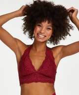 Śliczna markowa bielizna Hunkemoller 09Q420 Rose Halter Rumba Red EUR XL