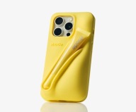 Etui na telefon Rhod e żółta obudowa iPhone 13 Pro Max Lip case LEMONTINI