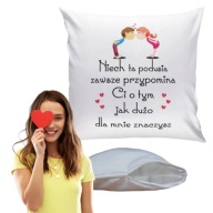 PREZENT NA DZIEŃ KOBIET PODUSZKA JASIEK DLA NIEJ ŻONY DZIEWCZYNKI SZKOŁA