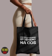 Bawełniana Torba Eko Shopper – Czarna Torba Humorystyczna