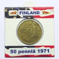 50 pennia 1971 Finlandia moneta