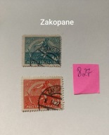 Zakopane. Zestaw kasowanych. 00827