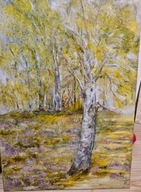 Obraz ręcznie malowany " Wybierz się na spacer"