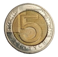 5 zł złotych 2016 Mint Error - Destrukt menniczy