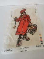 KILIM MAKATKA BIEŻNIK SERWETKA HAFTOWANY SKANDYNAWSKI CARL LARSSON