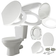 DESKA WC SEDESOWA WOLNOOPADAJĄCA DUROPLAST DO KOŁO STABILNA,ANTYBAKTERYJNA