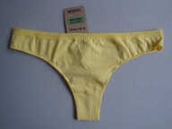 TEZENIS majtki organic cotton bawełna żółte brazyliany M L