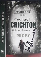 WIKTOR ZBOROWSKI AUTOGRAF Micro-Crichton audiobook CD nowy