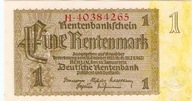 1 Rentenmark 1937 III Rzesza