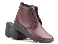 Helios botki damskie płaski obcas skóra rozmiar 36