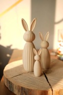 Króliczki Wielkanocne – dekoracja 3D stół wielkanocy,ozdoba wielkanocna