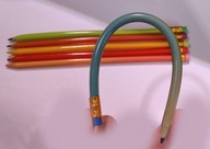 Kredki GIĘTKIE ZGINANE niełamliwe zestaw 6 kolorów.