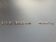 Emblemat Znaczek Logo napis " GLE 350 de 4 MATIC "ORYGINAŁ MERCEDES