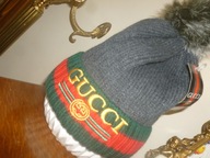 CZAPKA -GUCCI-LOGO -HAFT -ROZMIAR UNIWERSALNY