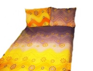 Pościel kora lux 160x200 + 2x70x80 zamek K 458 Sun