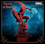 Werebat - Grimbat - Legacy of Blood - figurka RPG DnD D&D - druk 3D 14K