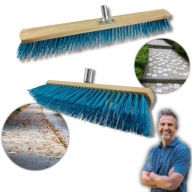 SZCZOTKA ZAMIATACZ ULICÓWKA DO OGRODU ZAMIATANIA CHODNIKA 60 CM NYLONOWA