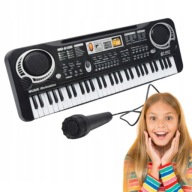 KEYBOARD ORGANY PIANINO DLA DZIECI ORGANKI MIKROFON PIANINKO DZIEŃ DZIECKA