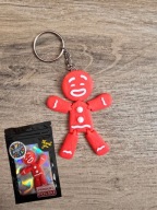 Breloczek Pierniczek Czerwony 3D - Brelok Druk3d fidget Keychain mixGadzet