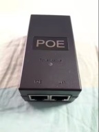 Zasilacz POE Injector PoE Ethernet 48V 0.5A 500mA 2xRJ45 z LED Gigabit