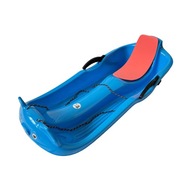 Sanki Ślizg z podparciem i hamulcami kolor niebieski dla dzieci zima AGA