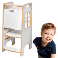 TOWER STEP - POMOCNIK KUCHENNY MONTESSORI | REGULOWANY KITCHEN HELPER