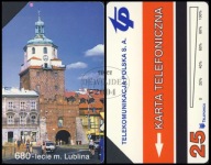 KTP - POLSKA TPSA # Lublin 25 # 1997 # BŁĄD # Ćw 256 # karta używana