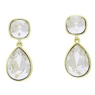 86937 Kolczyki stal chirurgiczna pozłacane 14k CRYSTAL Swarovski