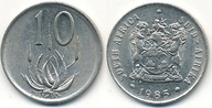 Afryka Południowa 10 Cents - 1985r ... Monety