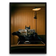 Plakat z ramą 40x50 Batman dekor geek film serial | Pomysł na Prezent
