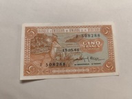 Rwanda-Burundi - 5 franków - 1961 - bardzo rzadki