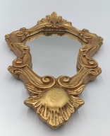 Lustro w kolorze starego Złota przepiękne w stylu barokowym 45cm - CUDNE