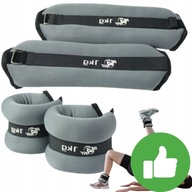 OBCIĄŻNIKI CIĘŻARKI NA KOSTKI NADGARSTKI DO ĆWICZEŃ 2x1kg BE4SPORT