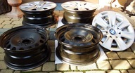 NA ZIMÓWKI - 4 oryginalne felgi BMW 6777783 + 4 kołpaki dla E90 E91 E87 E46