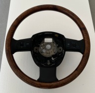 AUDI A6 C6 4F KIEROWNICA DREWNIANA SKÓRA ORYGINAL