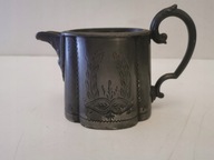 STARY POSREBRZANY ANGIELSKI DZBANUSZEK DZBANEK DO GABLOTY